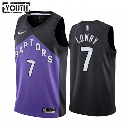 Camiseta Niños Toronto Raptors Kyle Lowry 7 2020-21 Earned Edition Swingman